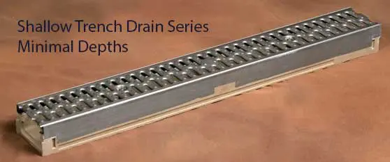 Shallow Trench Drains Swiftdrain Trench Drain Systems