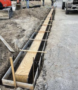 Cast-in-place-trench-drain-forms